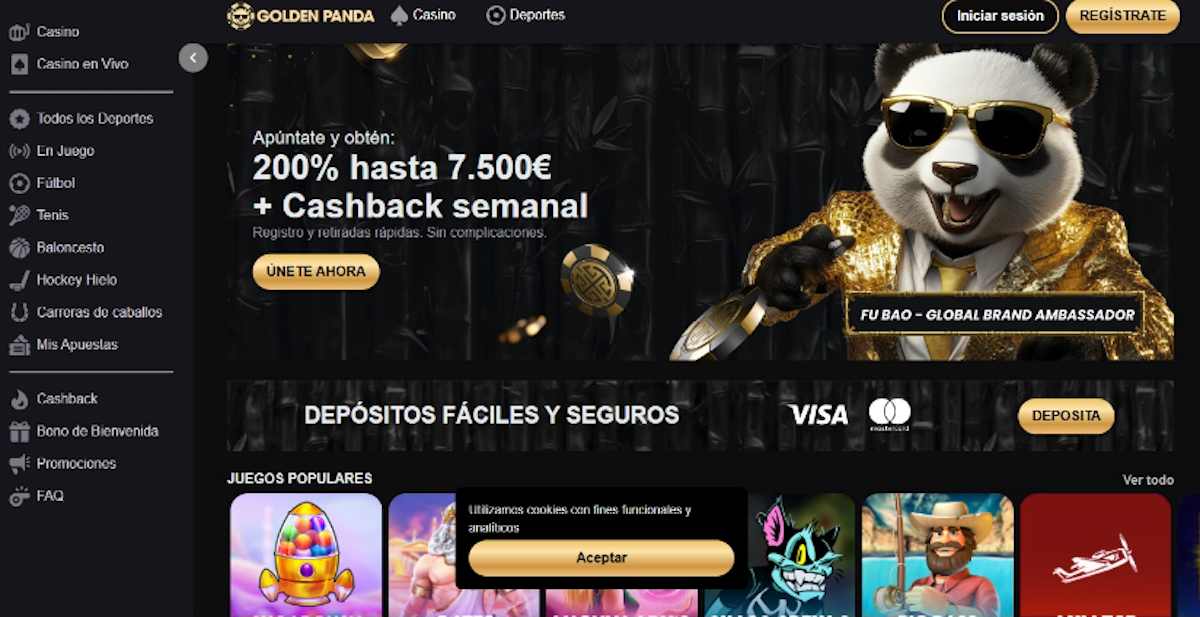 Golden Panda La mejor versatilidad para jugar al casino en línea compressed